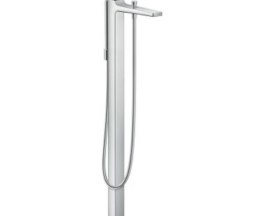 фото Напольный смеситель для ванны Hansgrohe Metropol 74532000 (с рукояткой петлей)