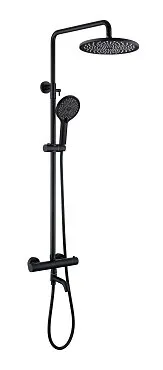 Фото №0 Душевая стойка Creto Element 2.0-TDCB-BK матовый черный