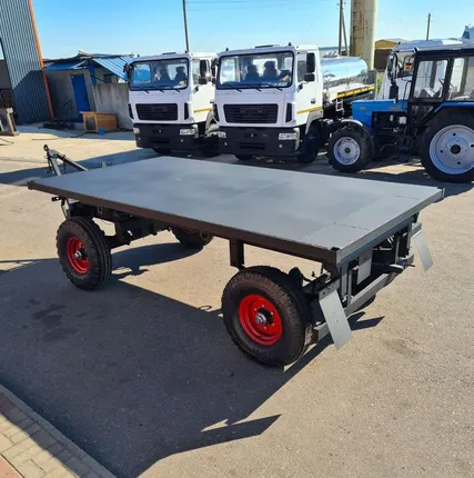 Фото №2 Шасси прицепа не самосвальное с полом ПТ-4