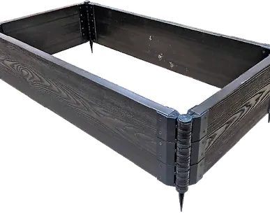 фото Грядки из ДПК NauticPrime 3D средние 22,5 см 2х1 метр