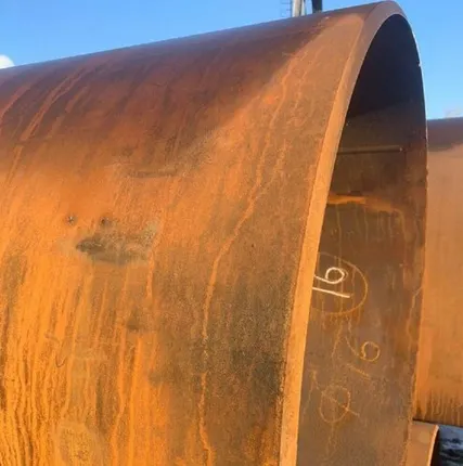 Фото №0 Труба стальная восстановленная 09Г2С 720х9 мм прямошовная