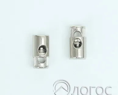 фото Фиксатор метал. 1 отв Т №11, 5167, никель