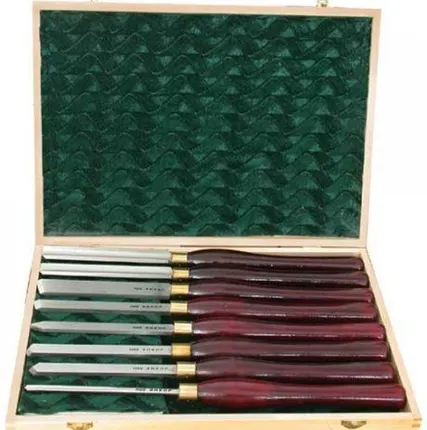 Фото №0 Набор ЭНКОР 10430 токарных резцов по дереву 8шт. ЭНКОР 10430 токарных резцо
в