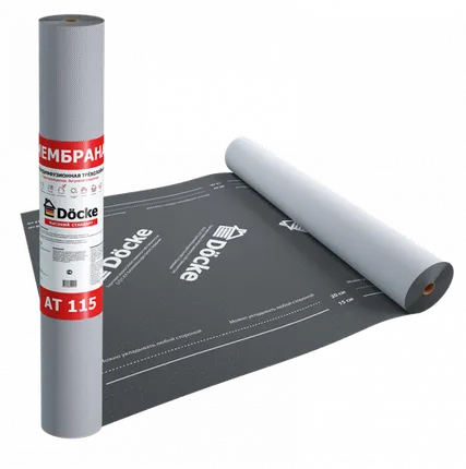 Фото №0 Мембрана супердифузионная трехслойная универсальная Docke AT 115 70м2 00000016857