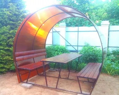 фото Беседка арочная