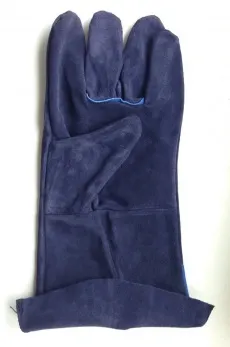 Фото №0 Краги пескоструйщика спилковые пятипалые