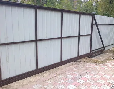 фото Сдвижные ворота