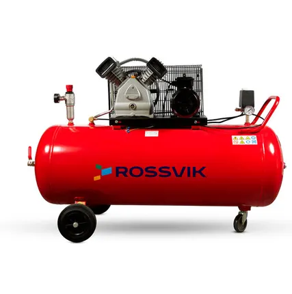 Фото №0 Компрессор ROSSVIK СБ4/С-200.LB30, 420 л/мин, 10 бар, ресивер 200 л, 380 В/2,2 кВт, красный
