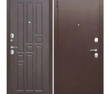 фото Дверь входная Гарда 8мм (Ferroni) металл 0,8мм/МДФ, Антик медь/Венге 2050х960мм, ЛЕВАЯ