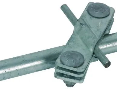 фото 620015 Соединительный зажим для вертикальных электродов, для неразрезанных заземл. проводников St/tZn, D=20 мм