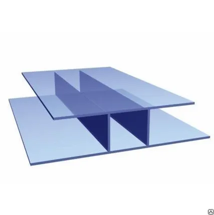 Фото №0 Профиль соединительный прозрачный НР 6 мм