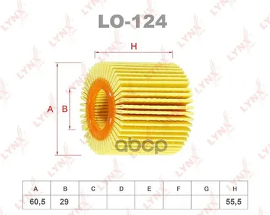 фото Вставка Фильтра Масляного LYNXauto арт. LO124