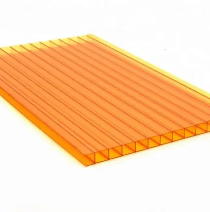 Фото №0 Сотовый поликарбонат "SOTALUX" Оранжевый 4 мм