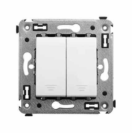 Фото №0 Кнопка 2-кл. СП "Avanti" "Белое облако" DKC 4400154