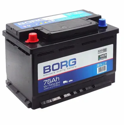 Фото №0 Аккумулятор BORG Standard 75 Ач п.п. (ТУРЦИЯ)