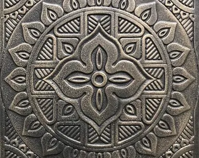 фото Чугунная плитка "Лотос"