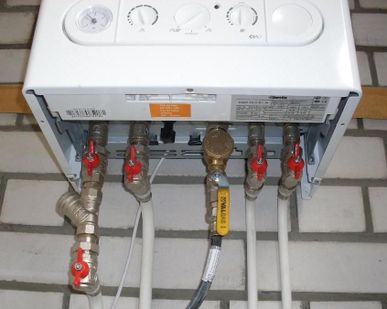 фото Подключение газового котла