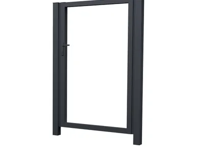 фото Калитка Жалюзи 2,0х1 RAL 7024 без заполнения
