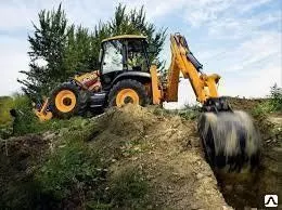 фото Рытье столбчатого фундамента