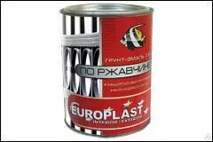 фото Грунт-эмаль по ржавчине 3 в 1 синяя 0,9 кг EUROCLASS