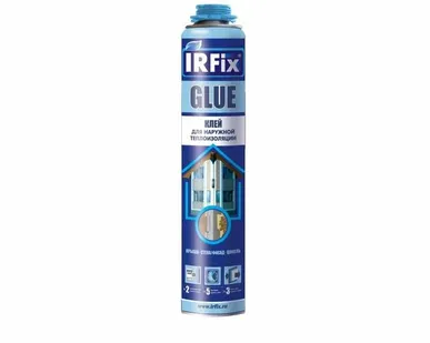 фото Клей-пена для пенополистирола всесезонная IRFIX GLUE 800 мл