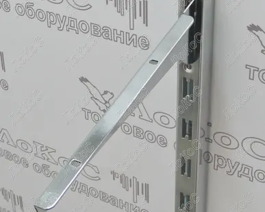 фото Кронштейн для полки L=200мм, пара, цвет хром