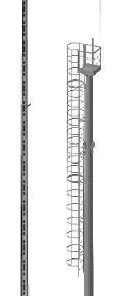 Фото №0 Опора РРЛ 40 м для радиорелейной аппаратуры Металлическая