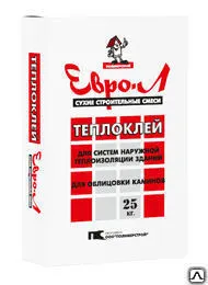 фото Клей-шпаклевка ТЕПЛОКЛЕЙ 25 кг серая (шт) Евро-Л