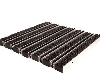 фото Придверный половик алюминиево-ворсовой