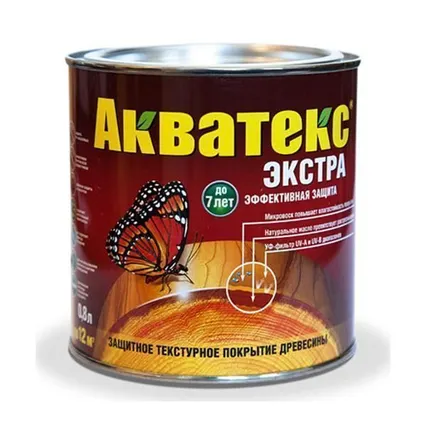 Фото №0 Пропитка для дерева Акватекс-Экстра 0,8л бесцветный