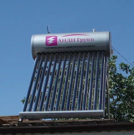 Фото №11 Дача-Эконом  XF-II-10-80  бак 80л  Солнечный водонагреватель с контроллером