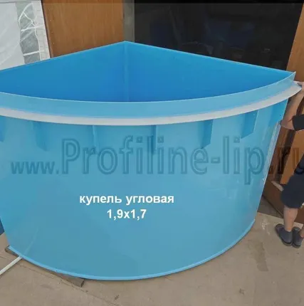 Фото №0 Купель из полипропилена (из пластика) для бани