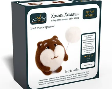 фото "Woolla" WT-0133 "Хомяк Хомяша" набор для валяния .