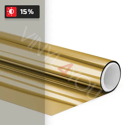 Фото №0 Зеркальная тонировочная пленка Gold R15