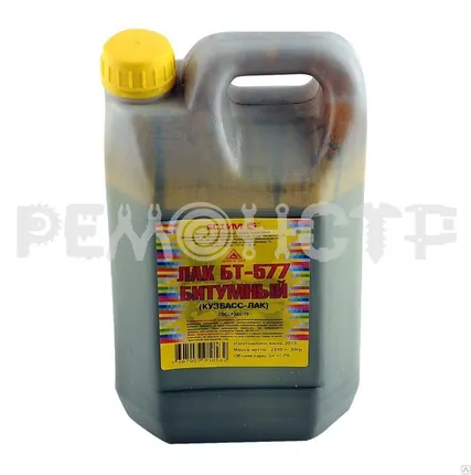 Фото №0 Лак битум 10л БТ577_БТ4 ЯСХИМ