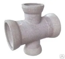 Фото №0 Крест для труб раструбный КР Ду 100 х 100, ВЧШГ, шт