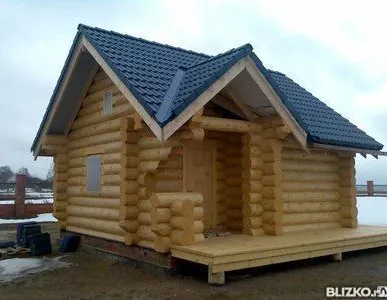 фото Чистовая наружняя отделка срубов и бань. Конопатка, покраска, шлифовка.