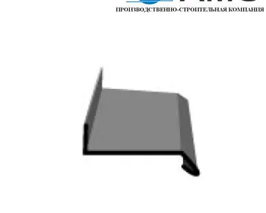 фото Оконный слив ОС-312. Длина 2,5 м. Оцинкованный. Крашеный.