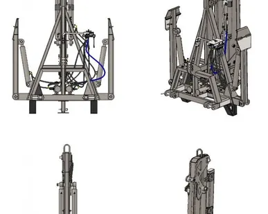 фото Шланг крана AA 1600мм (AA/210/10 L-1600) для крана-манипулятора Metal-Fach "Cлон"