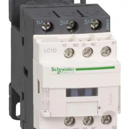 Фото №0 Контактор 3п 9А D9 1НО+1НЗ 24В DC SchE LC1D09BD
