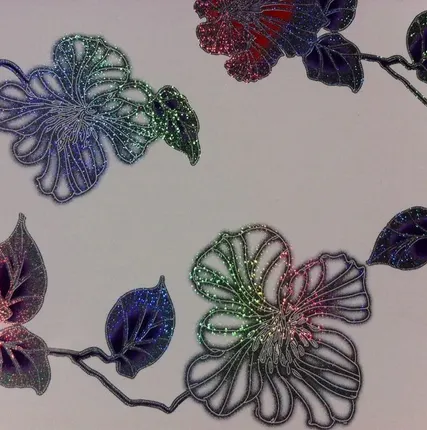 Фото №0 Панели ПВХ мерцающие+ маки с голографическим эффектом