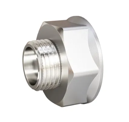 Фото №0 Переход LD Pride DN50х32 (2"ВР х 1 1/4"НР) латунь никель