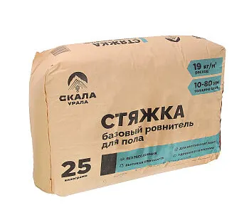 фото Стяжка для пола 25 кг Скала Урала