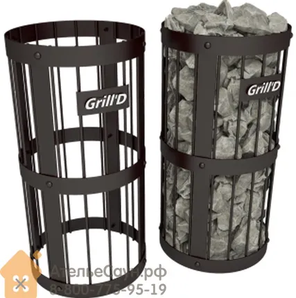 Фото №0 Сетка для камней Grill D (Leo L600 D300 grey)