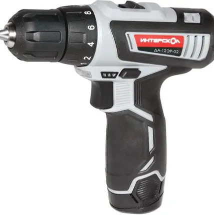 Фото №0 Аккумуляторная дрель-шуруповерт Интерскол ДА-12ЭР-02 Li 1,5Ач (БСП патрон)