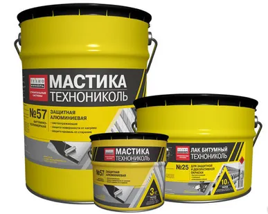 фото Мастика
защитная ТЕХНОНИКОЛЬ №57 (алюминиевая)