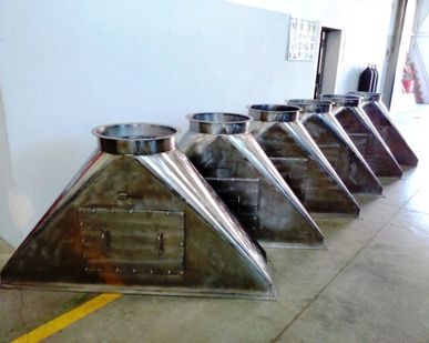 фото Нестандартные воздуховоды для технологического оборудования