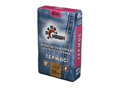 фото НАШИ Клей-штукатурка "ТЕРМОС", 25 кг