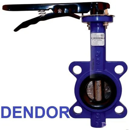 Фото №0 Затвор поворотный дисковый Dendor 017W Ду80