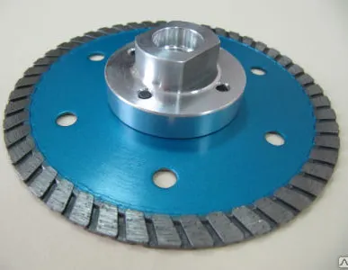 фото Алмазный отрезной круг EHWA GE Турбо 125-2.0-7.5-22.2Н с фланцев